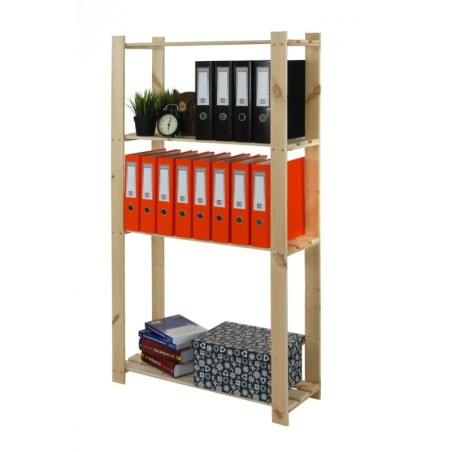 Regał sosnowy B-17 150x80x30