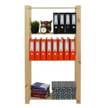 Regał sosnowy B-17 150x80x30