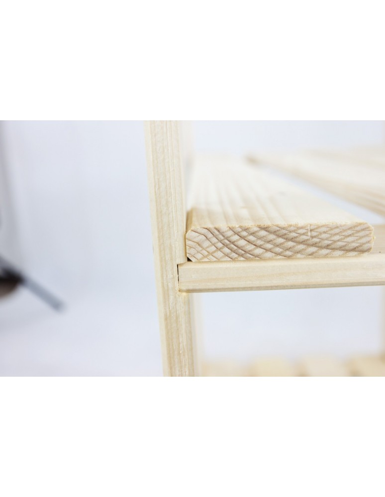 regały seria B - Regał sosnowy B-21 90x80x38, 3 półki ażurowe, - product MODO24.PL 11