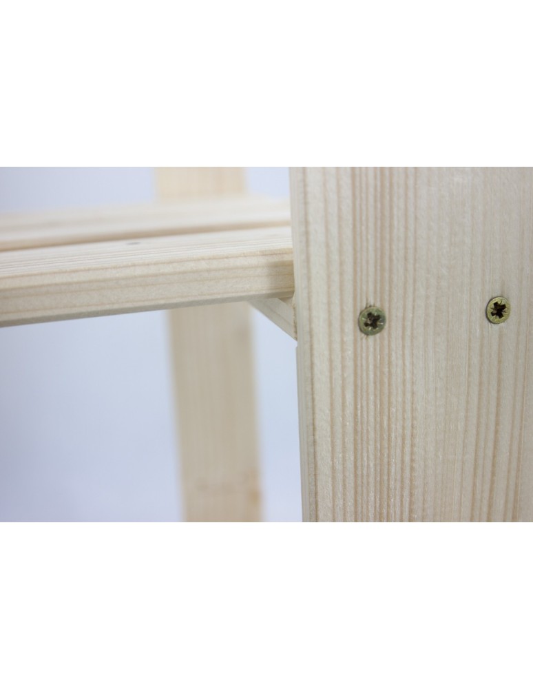 regały seria B - Regał sosnowy B-21 90x80x38, 3 półki ażurowe, - product MODO24.PL 12