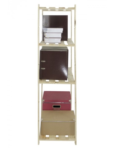 regały seria B - Regal sosnowy B-23 150x80x38, 4 półki ażurowe - product 10