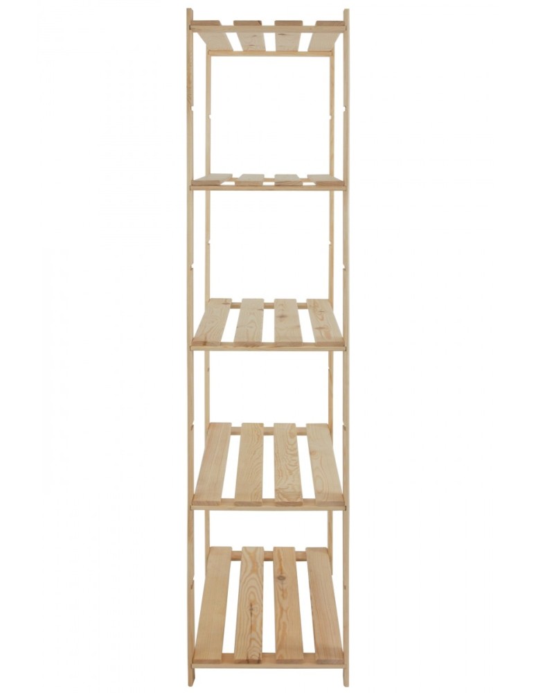 regały seria B - Regał sosnowy B-24 170x80x38, 5 półek ażurowych, - product MODO24.PL 3