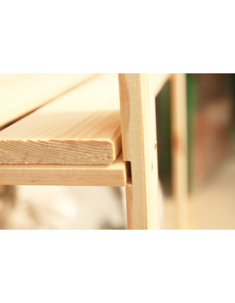 regały seria B - Regał sosnowy B-25 170x110x38, 5 półek ażurowych, - product MODO24.PL 11