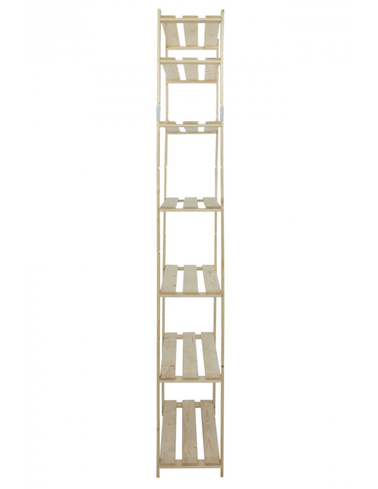 regały seria B - Regał sosnowy B-28 220x80x30, 7 półek ażurowych, - product MODO24.PL 3