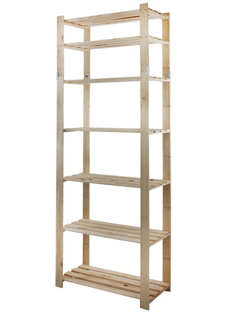 regały seria B - Regał sosnowy B-30 220x80x38 - produkt MODO24.PL 1