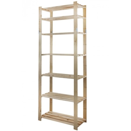 Regał sosnowy B-30 220x80x38