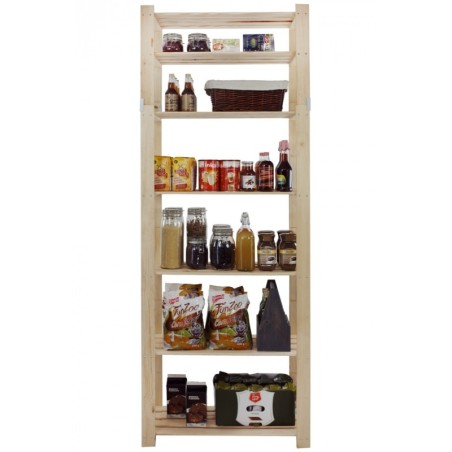 Regał sosnowy B-30 220x80x38