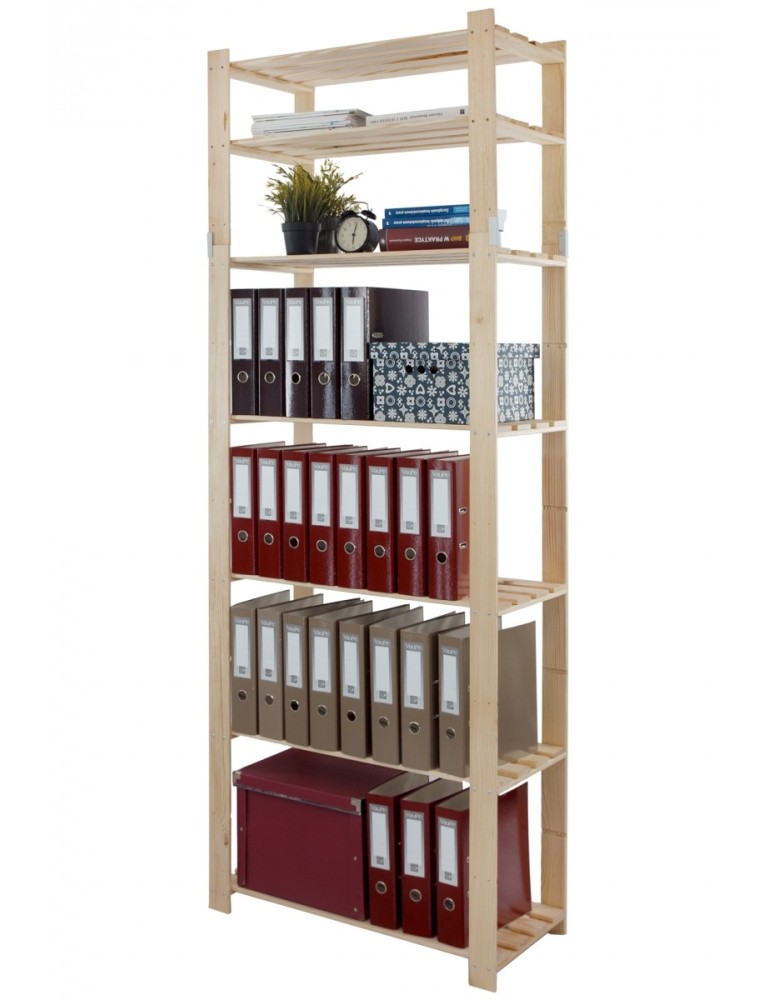 regały seria B - Regał sosnowy B-30 220x80x38 - product MODO24.PL 8