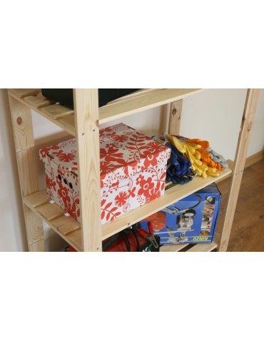 regały seria B - Regał sosnowy B-30 220x80x38 - product 11