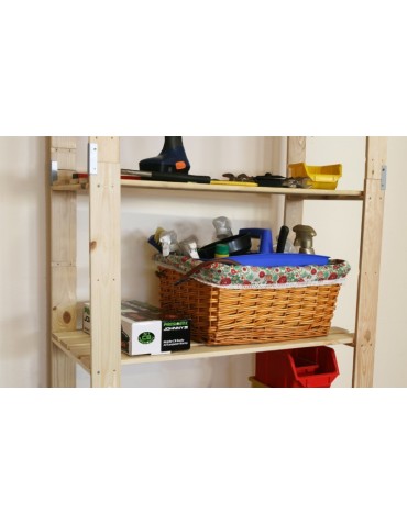 regały seria B - Regał sosnowy B-30 220x80x38 - product 12