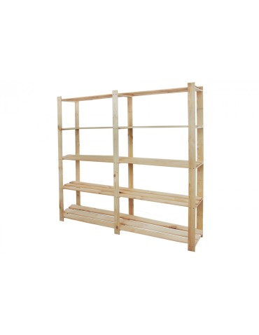 Regał otwarty B-02  170x170x28 5-piętrowy