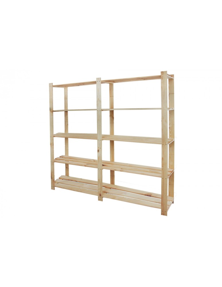 regały seria B - Regał otwarty B-02  170x170x28 5-piętrowy - produkt MODO24.PL 1