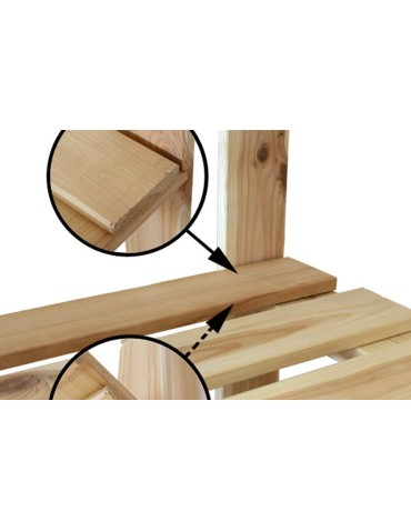 regały seria B - Regał otwarty B-02  170x170x28 5-piętrowy - product 5