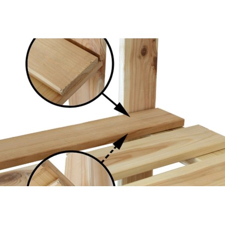 Regał otwarty B-02  170x170x28 5-piętrowy