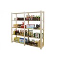 Regał otwarty B-02  170x170x28 5-piętrowy