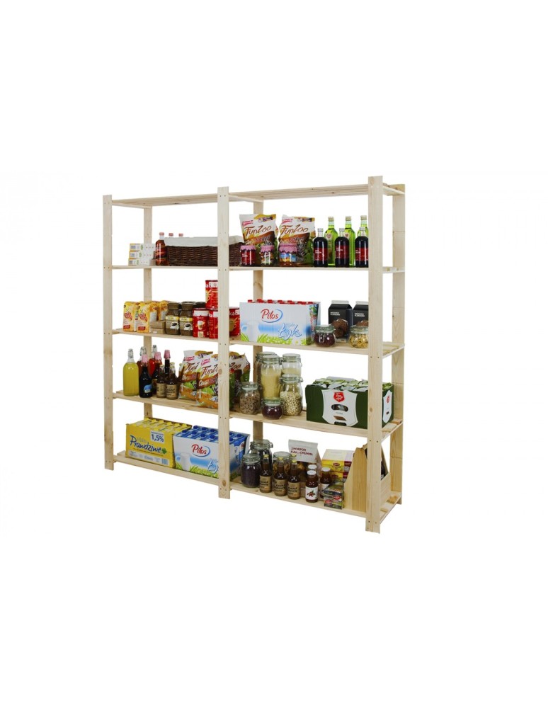 regały seria B - Regał otwarty B-02  170x170x28 5-piętrowy - product MODO24.PL 6