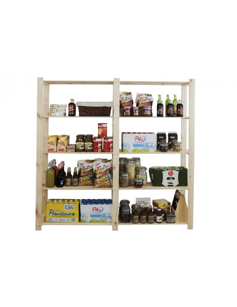 regały seria B - Regał otwarty B-02  170x170x28 5-piętrowy - product MODO24.PL 7