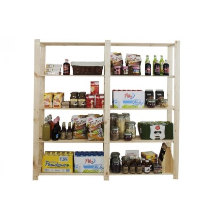 Regał otwarty B-02  170x170x28 5-piętrowy