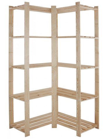 Narożny regał sklepowy B-20 170x85x38