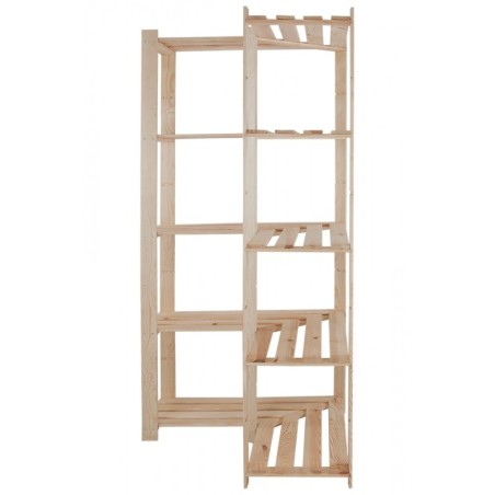 Narożny regał sklepowy B-20 170x85x38