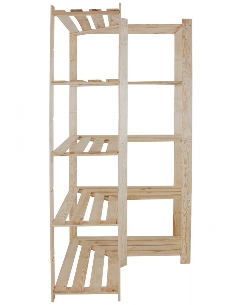 regały seria B - Narożny regał sklepowy B-20 170x85x38 - product MODO24.PL 1