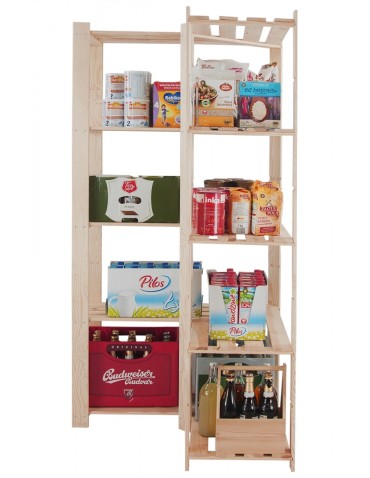 regały seria B - Narożny regał sklepowy B-20 170x85x38 - product 5