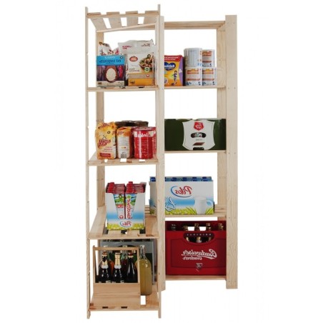 Narożny regał sklepowy B-20 170x85x38