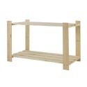 Niski regał drewniany B-07