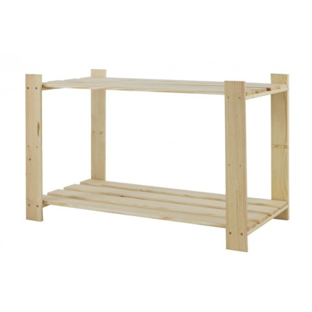 Niski regał drewniany B-07