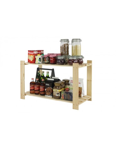 regały seria B - Niski regał drewniany B-07 - product 5