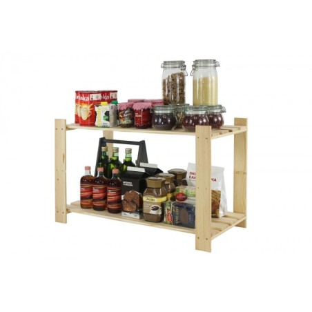 Niski regał drewniany B-07