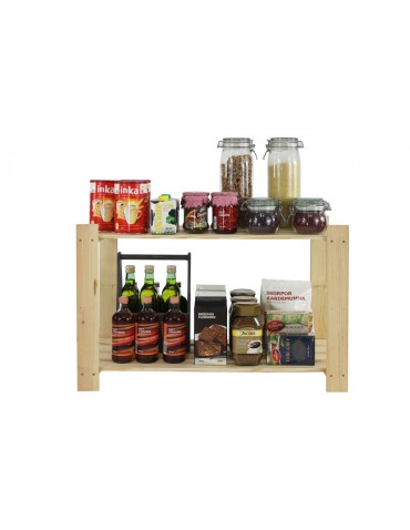 regały seria B - Niski regał drewniany B-07 - product 6