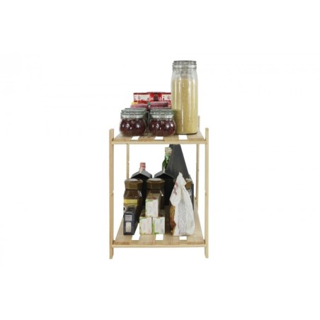 Niski regał drewniany B-07