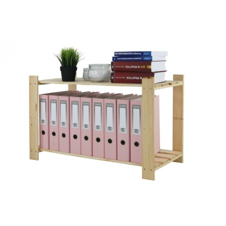 Niski regał drewniany B-07