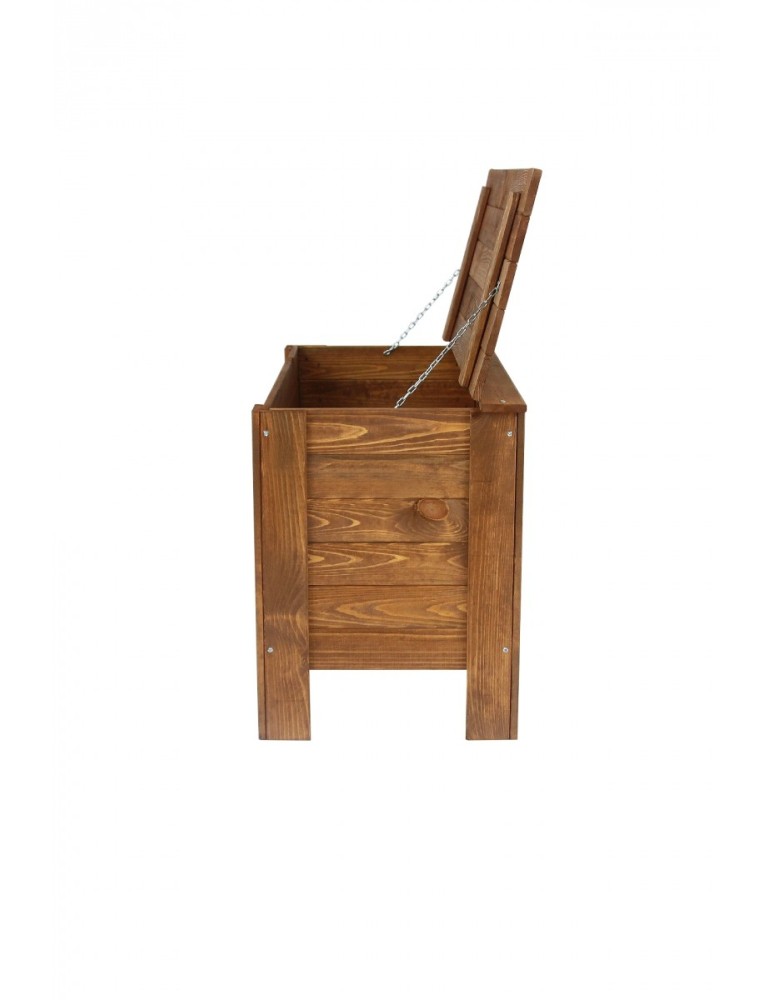 Skrzynie i ławki - Skrzynia sosnowa B-13 olejowana brąz - product MODO24.PL 3