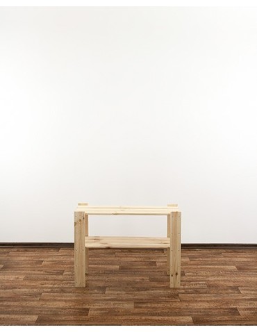 seria MAXI - Regał drewniany modułowy z półką ażurową  Maxi 2L - product 5