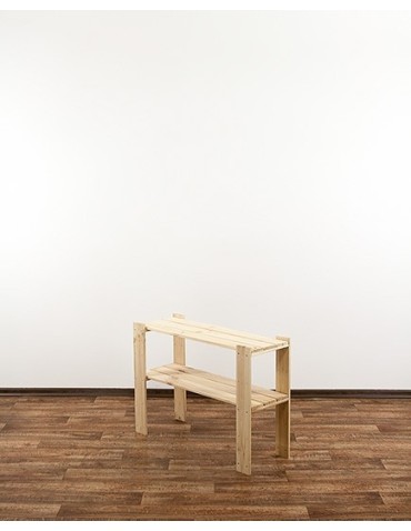 Regał drewniany modułowy z półką ażurową  Maxi 2L - product 2