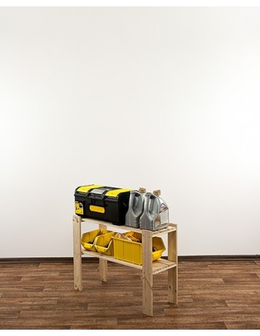 seria MAXI - Regał drewniany modułowy z półką ażurową  Maxi 2L - product 8