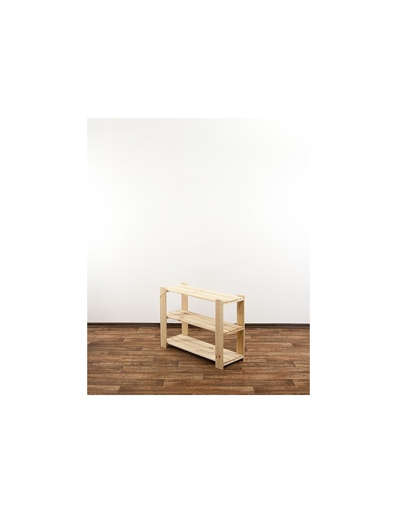 seria MAXI - Regał drewniany do spiżarni Maxi 2L+ trzypiętrowy - product MODO24.PL 2