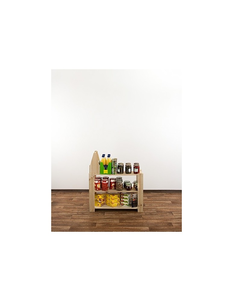 seria MAXI - Regał drewniany do spiżarni Maxi 2L+ trzypiętrowy - product MODO24.PL 8