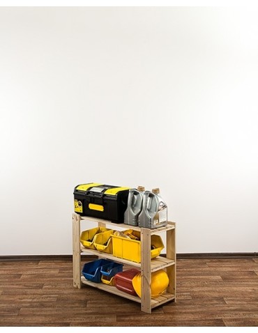 seria MAXI - Regał drewniany do spiżarni Maxi 2L+ trzypiętrowy - product 10