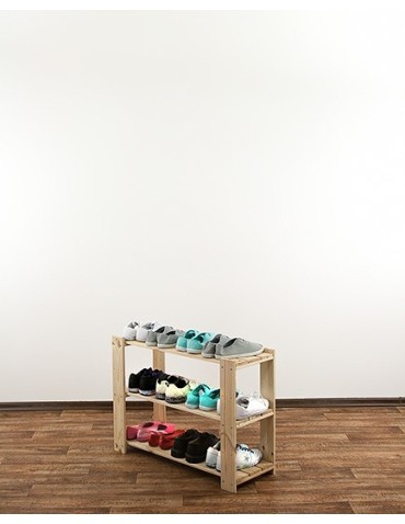 seria MAXI - Regał drewniany do spiżarni Maxi 2L+ trzypiętrowy - product 13