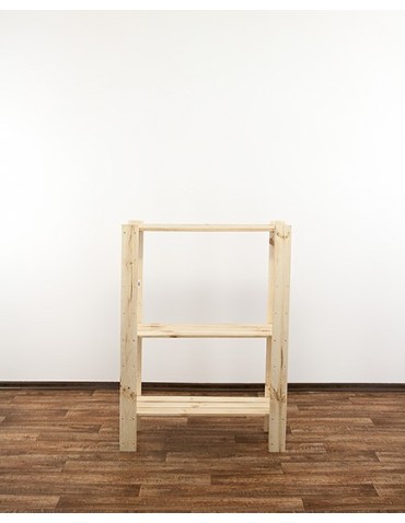 Regał drewniany do zabudowy z półką ażurową  Maxi 3L - product 2