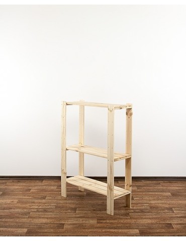 seria MAXI - Regał drewniany do zabudowy z półką ażurową  Maxi 3L - product 3