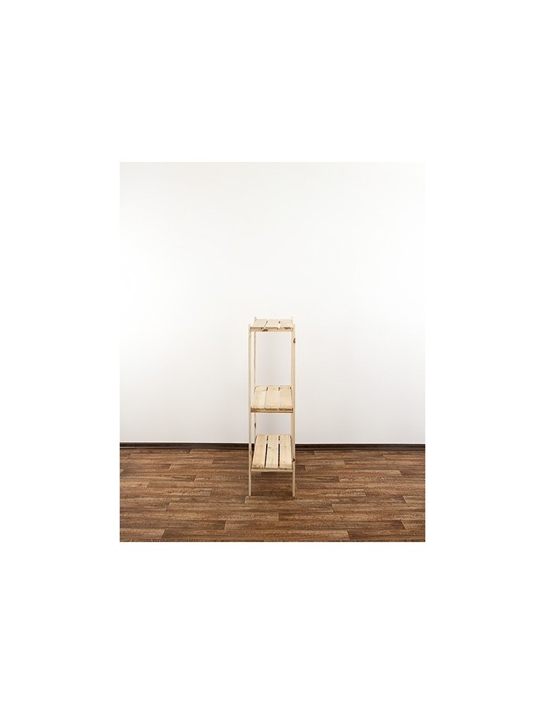 seria MAXI - Regał drewniany do zabudowy z półką ażurową  Maxi 3L - product MODO24.PL 4