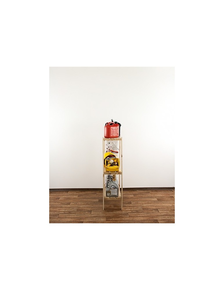 seria MAXI - Regał drewniany do zabudowy z półką ażurową  Maxi 3L - product MODO24.PL 10