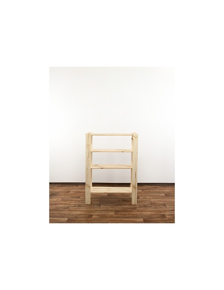 seria MAXI - Regał drewniany do warsztatu Maxi 3L+ z ażurowymi półkami - product MODO24.PL 5