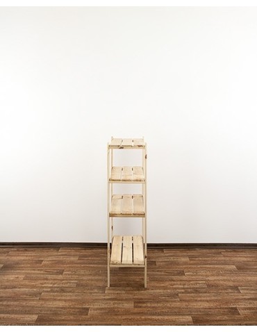 seria MAXI - Regał drewniany do warsztatu Maxi 3L+ z ażurowymi półkami - product 3