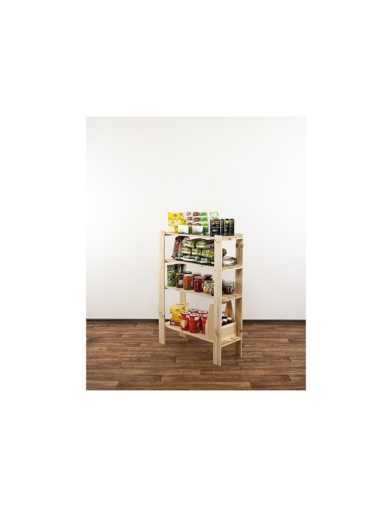 seria MAXI - Regał drewniany do warsztatu Maxi 3L+ z ażurowymi półkami - product MODO24.PL 7