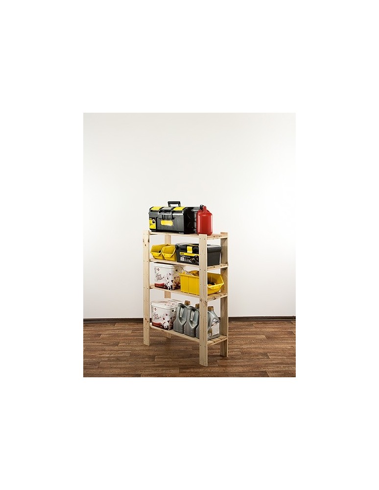 seria MAXI - Regał drewniany do warsztatu Maxi 3L+ z ażurowymi półkami - product MODO24.PL 10